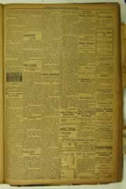 Página do jornal O Nordeste de fevereiro de 1925
