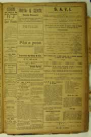 Página do jornal O Nordeste de março de 1925