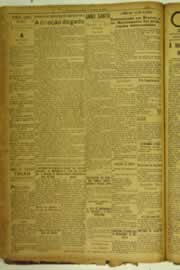 Página do jornal O Nordeste de março de 1925
