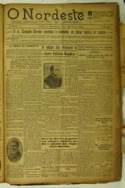 Página do jornal O Nordeste de março de 1925