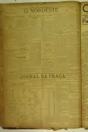 Página do jornal O Nordeste de março de 1925