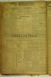 Página do jornal O Nordeste de abril de 1925
