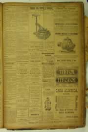 Página do jornal O Nordeste de abril de 1925