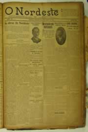 Página do jornal O Nordeste de abril de 1925