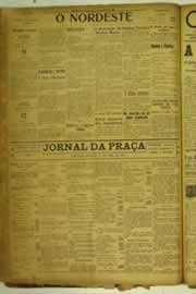 Página do jornal O Nordeste de abril de 1925