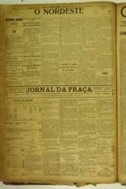 Página do jornal O Nordeste de abril de 1925