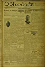 Página do jornal O Nordeste de abril de 1925