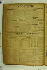 Página do jornal O Nordeste de abril de 1925