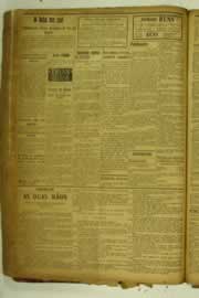 Página do jornal O Nordeste de abril de 1925