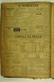 Página do jornal O Nordeste de abril de 1925
