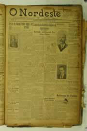 Página do jornal O Nordeste de maio de 1925