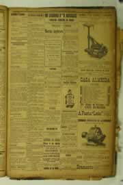 Página do jornal O Nordeste de maio de 1925