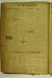Página do jornal O Nordeste de maio de 1925