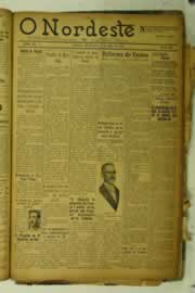 Página do jornal O Nordeste de maio de 1925