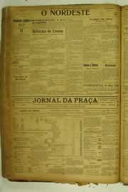 Página do jornal O Nordeste de maio de 1925
