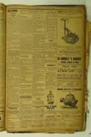 Página do jornal O Nordeste de maio de 1925