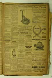 Página do jornal O Nordeste de maio de 1925