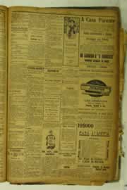 Página do jornal O Nordeste de maio de 1925