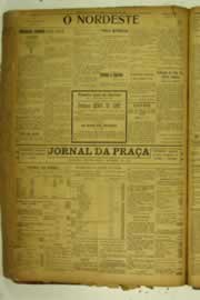 Página do jornal O Nordeste de junho de 1925