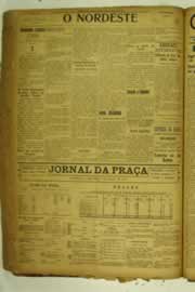 Página do jornal O Nordeste de junho de 1925