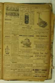 Página do jornal O Nordeste de junho de 1925