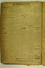 Página do jornal O Nordeste de junho de 1925