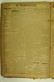 Página do jornal O Nordeste de junho de 1925