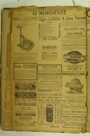 Página do jornal O Nordeste de junho de 1925
