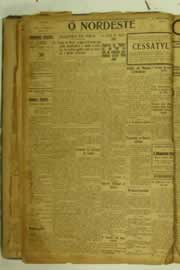 Página do jornal O Nordeste de julho de 1925