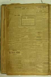 Página do jornal O Nordeste de julho de 1925