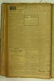 Página do jornal O Nordeste de julho de 1925