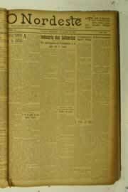 Página do jornal O Nordeste de julho de 1925