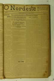 Página do jornal O Nordeste de julho de 1925