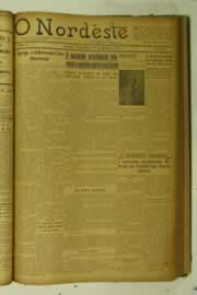 Página do jornal O Nordeste de agosto de 1925