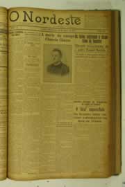 Página do jornal O Nordeste de agosto de 1925