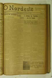 Página do jornal O Nordeste de agosto de 1925