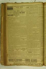 Página do jornal O Nordeste de agosto de 1925