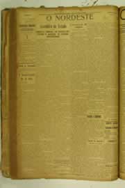 Página do jornal O Nordeste de setembro de 1925