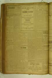 Página do jornal O Nordeste de outubro de 1925