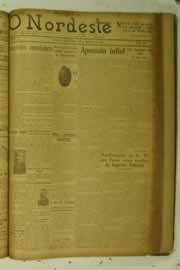 Página do jornal O Nordeste de outubro de 1925