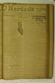 Página do jornal O Nordeste de novembro de 1925