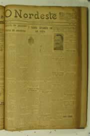 Página do jornal O Nordeste de novembro de 1925