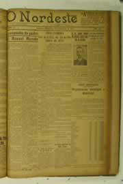 Página do jornal O Nordeste de novembro de 1925