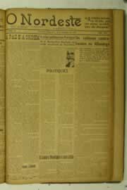 Página do jornal O Nordeste de dezembro de 1925