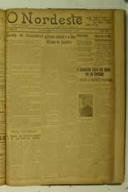 Página do jornal O Nordeste de dezembro de 1925