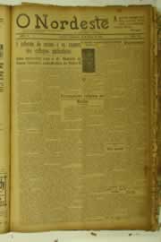 Página do jornal O Nordeste de março de 1926