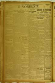 Página do jornal O Nordeste de abril de 1926