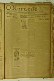 Página do jornal O Nordeste de abril de 1926
