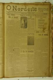 Página do jornal O Nordeste de maio de 1926