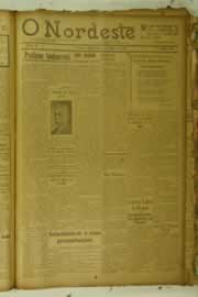 Página do jornal O Nordeste de maio de 1926